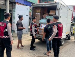 Patroli Kota Presisi Sat Samapta, Wujudkan Rasa Aman di Pusat Perdagangan Lhokseumawe