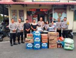 Kapolres Lhokseumawe Salurkan Bantuan Darurat untuk Personel Korban Kebakaran di Gampong Jawa Lama