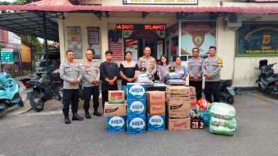 Kapolres Lhokseumawe Salurkan Bantuan Darurat untuk Personel Korban Kebakaran di Gampong Jawa Lama