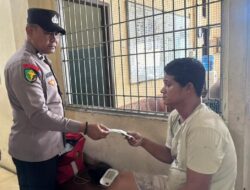Pengecekan Kesehatan Tahanan Jadi Prioritas, Polres Lhokseumawe Lakukan Pemeriksaan Rutin