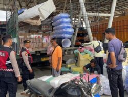 Cegah Gangguan Kamtibmas, Polisi Sisir Terminal Bongkar Muat di Lhokseumawe