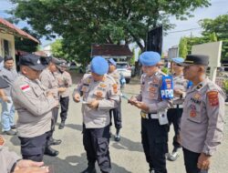 Propam Polres Lhokseumawe Sidak Polsek Jajaran, Tekankan Disiplin dan Larangan Judi Online