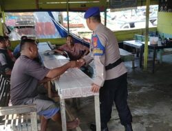 Sat Pol Airud Polres Lhokseumawe Patroli Dialogis di PPI Pusong Lama, Nelayan Diimbau Waspada Cuaca Ekstrem