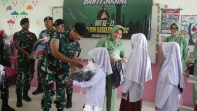 YONKAV 11/MSC Bagikan Al-Qur’an dan Perlengkapan Sekolah untuk Anak Yatim