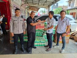 Kapolres Lhokseumawe Kembali Salurkan Bantuan untuk Korban Banjir dan Tinjau Perbaikan Jembatan Bailey di Sawang