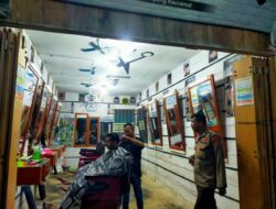 Patroli Malam Polsek Kuta Makmur, Polisi Imbau Warga Aktif Jaga Kamtibmas