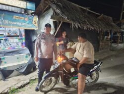Patroli Malam Polsek Meurah Mulia Cegah Guantibmas, Warga Diajak Aktif Jaga Keamanan Lingkungan