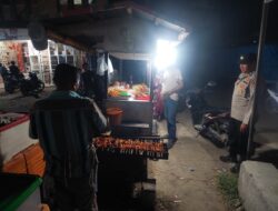 Patroli Dialogis Malam Hari, Polsek Muara Batu Intensifkan Pencegahan Gangguan Kamtibmas