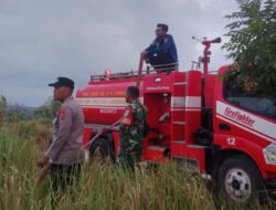 Polisi Imbau Warga Waspada dan Cegah Kebakaran Lahan Usai Rumput Ilalang Terbakar di Panggoi