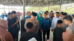 Kapolres Lhokseumawe Hadiri Khanduri Waduk Pusong dan Santuni Anak Yatim di Kawasan yang Kini Lebih Asri