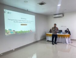 Di Workshop LMAN, Kabag Ops Polres Lhokseumawe Paparkan Strategi Pengamanan Aset Kawasan