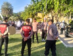 Polisi Hadir Beri Rasa Aman, Sholat Idul Adha di Islamic Center Lhokseumawe Berlangsung Khidmat