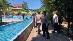 Polres Lhokseumawe Laksanakan Pengamanan Wisata Water Boom Mangat Ceria Saat Libur Idul Adha 1447 H
