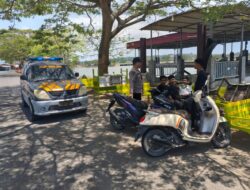 Polsek Banda Sakti Gelar Patroli Waduk Pusong, Cegah Balap Liar dan Kenakalan Remaja Saat Sholat Jumat