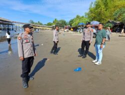 Polres Lhokseumawe Intensifkan Pengamanan Pantai Lancok, Pastikan Wisatawan Aman Saat Libur Idul Adha