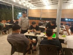 Antisipasi Gangguan Keamanan, Polsek Samudera Intensifkan Patroli Dialogis Malam Hari