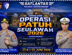 Operasi Patuh Seulawah 2026 Segera Digelar, Satlantas Polres Lhokseumawe Fokus Tindak Lima Pelanggaran Prioritas