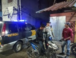Jaga Kamtibmas Tetap Kondusif, Polsek Banda Sakti Intensifkan Patroli Malam di Titik Rawan