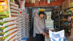 Sambangi Pasar Inpres, Polsek Banda Sakti Jaga Kamtibmas dan Cek Ketersediaan Sembako