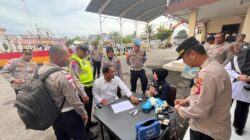Sidokkes Polres Lhokseumawe Gelar Cek Kesehatan Gratis, 53 Personel Ikuti Pemeriksaan Kesehatan