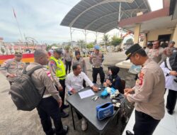 Sidokkes Polres Lhokseumawe Gelar Cek Kesehatan Gratis, 53 Personel Ikuti Pemeriksaan Kesehatan