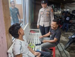 Cegah Kenakalan Remaja, Polsek Nisam Intensifkan Patroli Dialogis Humanis pada Malam Hari