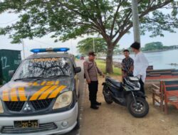 Antisipasi Balap Liar Saat Shalat Jumat, Polsek Banda Sakti Patroli di Kawasan Waduk Pusong