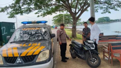 Antisipasi Balap Liar Saat Shalat Jumat, Polsek Banda Sakti Patroli di Kawasan Waduk Pusong
