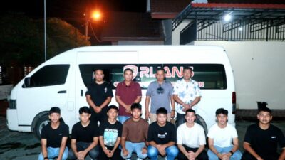 Lepas Atlet Karate ke Piala Kapolri, Kapolres Lhokseumawe Bidik Tiga Medali Emas