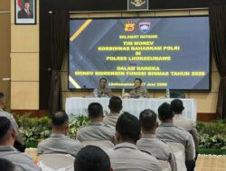 Tim Korbinmas Baharkam Polri Monitoring dan Evaluasi Kinerja Bhabinkamtibmas di Polres Lhokseumawe