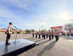 Kapolres Lhokseumawe Pimpin Sertijab Wakapolres dan Kabaglog Serta 5 Kapolsek
