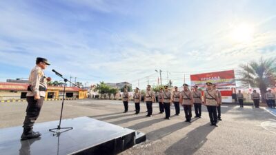 Kapolres Lhokseumawe Pimpin Sertijab Wakapolres dan Kabaglog Serta 5 Kapolsek