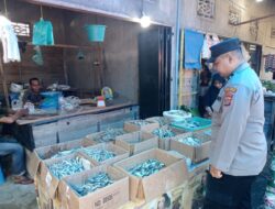 Polsek Blang Mangat Sambangi Pasar Keude Punteut, Antisipasi Kriminalitas di Pusat Aktivitas Warga
