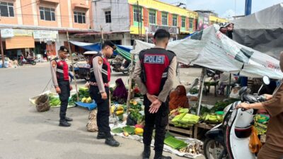 Patroli Perintis Presisi Satsamapta Polres Lhokseumawe Hadir di Pusat Keramaian, Jaga Aktivitas Warga Tetap Aman