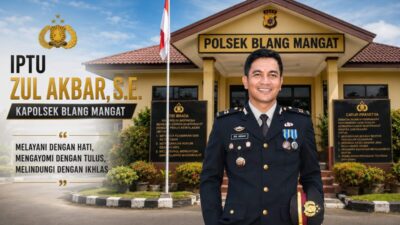 Putra Batuphat Timur Pimpin Blang Mangat, IPTU Zul Akbar Bawa Misi Jaga Kamtibmas