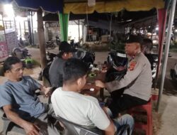 Polsek Meurah Mulia Intensifkan Patroli Dialogis, Ajak Warga Bersama Jaga Kamtibmas