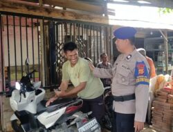 Sambangi Nelayan di PPI Pusong Lama, Sat Polairud Polres Lhokseumawe Perkuat Keamanan Pesisir