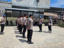 Perkuat Disiplin dan Etika Personel, Sipropam Polres Lhokseumawe Gelar Pembinaan di Polsek Meurah Mulia