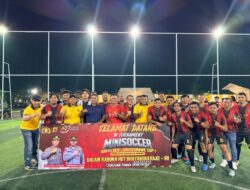 Kapolres Lhokseumawe Resmi Buka Turnamen Mini Soccer HUT Bhayangkara ke-80, Ajang Pererat Soliditas Personel