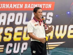 Kapolres Lhokseumawe Buka Turnamen Badminton Kapolres Cup II, Meriahkan HUT Bhayangkara ke-80