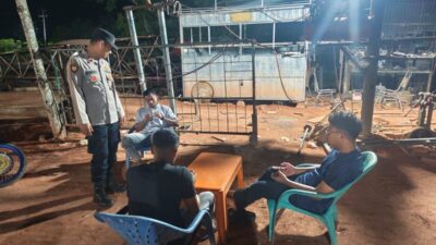 Ciptakan Rasa Aman, Personel Polsek Meurah Mulia Aktif Sambangi Warga pada Malam Hari