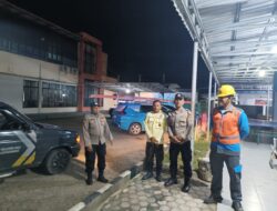 Patroli Tengah Malam, Polsek Banda Sakti Hadir Jaga Rasa Aman Masyarakat