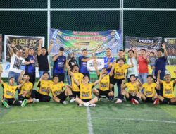 Gabsi FC Juara Turnamen Mini Soccer HUT Bhayangkara ke-80 Polres Lhokseumawe