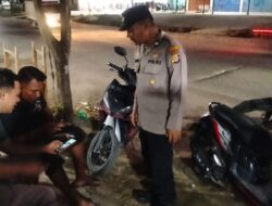 Patroli Malam Polsek Muara Batu Perkuat Kehadiran Polisi, Jaga Kondusivitas Wilayah