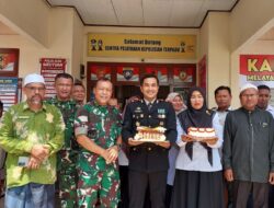 Muspika Blang Mangat Beri Kejutan Hari Bhayangkara ke-80, Perkuat Sinergitas Bersama Polsek