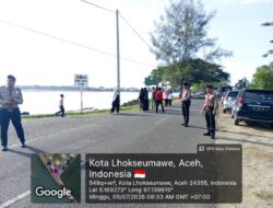 Sat Pamobvit Polres Lhokseumawe Perketat Pengamanan Objek Wisata dan Car Free Day, Pastikan Aktivitas Masyarakat Berjalan Aman