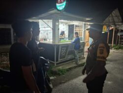 Patroli Malam Polsek Muara Dua, Bangun Komunikasi dengan Warga untuk Cegah Gangguan Kamtibmas