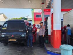 Polsek Banda Sakti Cek Ketersediaan BBM di SPBU, Pastikan Pasokan Aman untuk Masyarakat