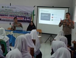 Kapolsek Blang Mangat Tanamkan Kesadaran Hukum kepada Pelajar MTsN 2, Cegah Kenakalan Remaja Sejak Dini
