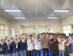 Kapolsek Syamtalira Bayu Bekali Peserta MPLS dengan Edukasi Bahaya Narkoba, Tertib Berlalu Lintas, dan Bijak Bermedia Sosial